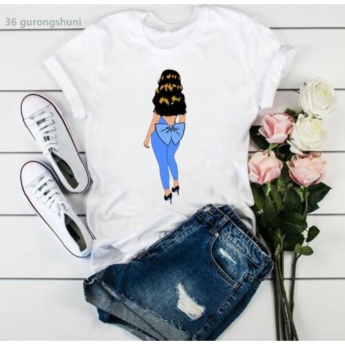T shirt black lives matter black girl magic graphic print women t shirt fashion retro melanin girls t shirt femme tops