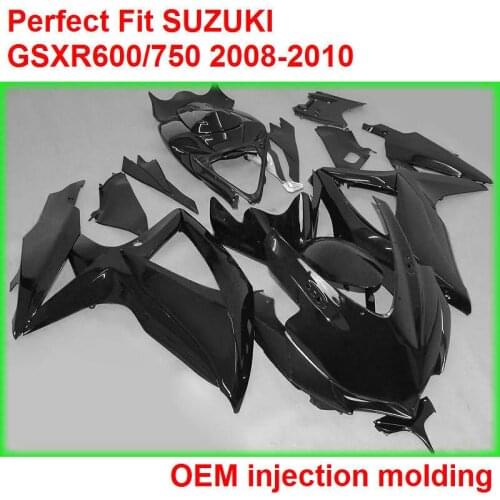 100% fit injection molding fairing kit for Suzuki GSXR600/750 08 09 10 red white fairings GSXR600/750 2008 2009 2010 IY49
