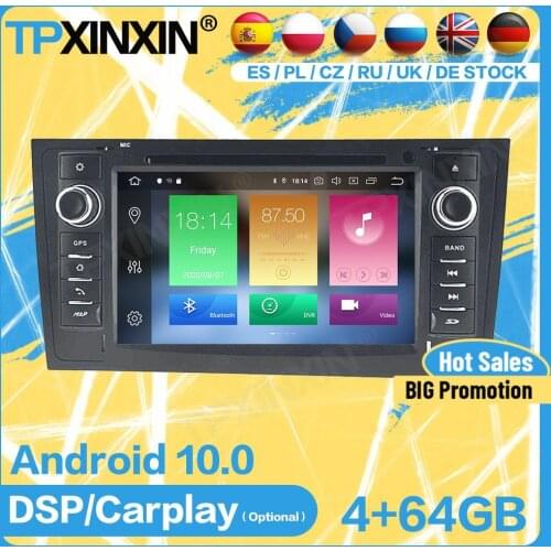 Carplay Car Radio 2 Din Stereo Screen Receiver Android For AUDI A6 1997 1998 1999 2000 2001 2002 2003 2004 GPS Player Audio Unit