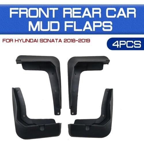 Car Front Rear Car Fender Flares Mud Guard Flap Anti Splash Mudflaps for HYUNDAI SONATA 9th 2015 2016 2018 2019 Mudguards