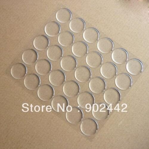 Free Shipping Wholesale 1000 pcs/Lot 22 mm Round Clear 3D Doming Resin Sticker For Jewelry DIY