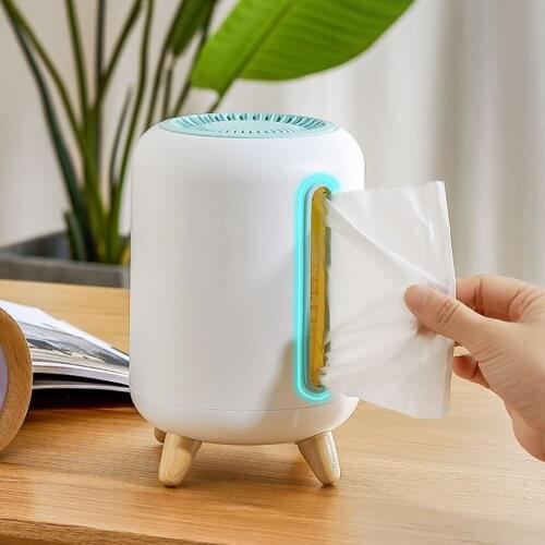 Home Interior Concise And Creative Toilet Paper Towel Napkin Storage Box Plastic Durable Vertical Storage Box