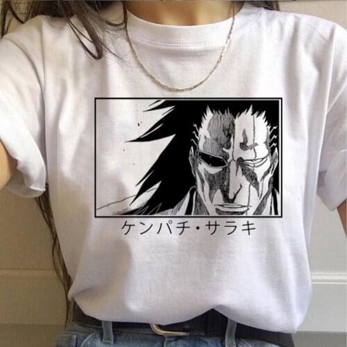 2121New Arrivals Tshirt Bleach 2D Printed Women Casual Fashion Streetwear O-Neck Hip Hop Tshirt Anime Style Harajuku T shirt Top