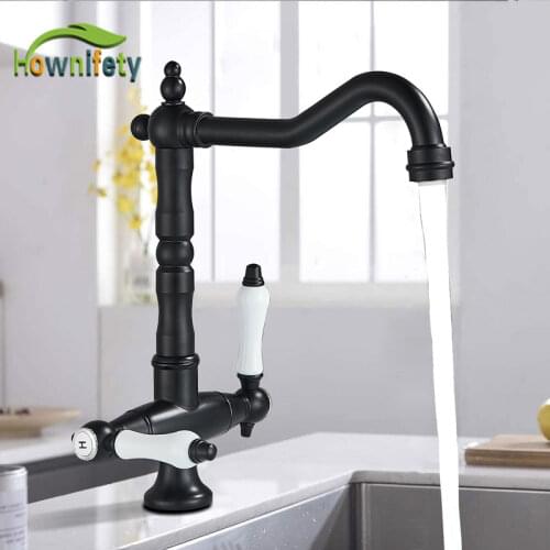 Hownifety Black Kitchen Faucets
