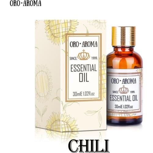 Famous brand oroaroma natural Chili essential oil Adjust the skin oil secretion Fade splash Eliminate acne Chili oil