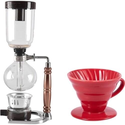 Ceramic Coffee Dripper Engine V60 Style Coffee Drip Filter Cup Permanent with Coffee Machine Filter