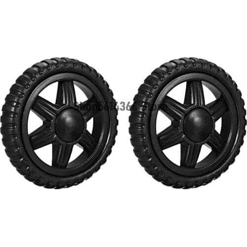Shopping Cart Wheels Travelling Trolley Caster Replacement 5 Inch Dia 2Pcs