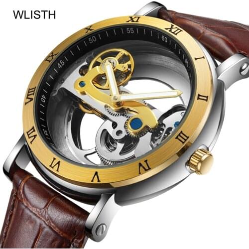 Fashion Perspective Skeleton Watch 2021 New Sport Mechanical Watch Luxury Mens Watches Top Brand Clock Men Automatic Wristwatch
