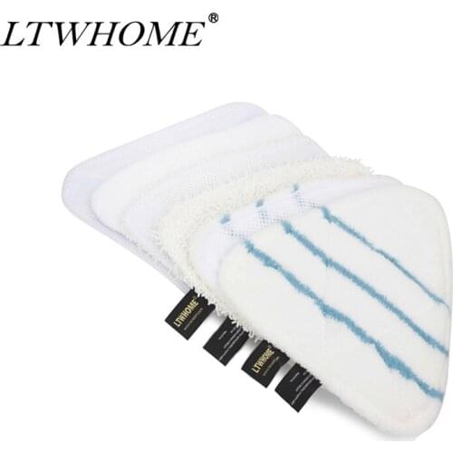 LTWHOME Washable Replacement Microfiber Pads Set Fit for Holme Steam Mop HSM2001