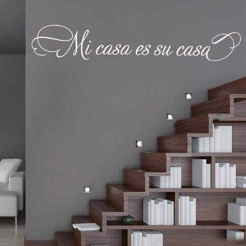 NEW mis casa es su casa Vinyl Decals Wall Stickers Home Decor Children House Bedroom Nursery Decoration