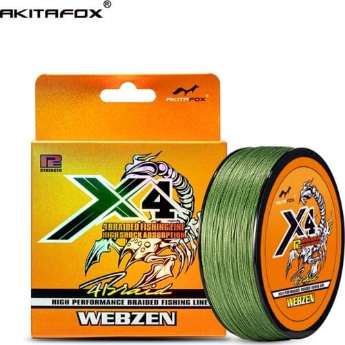 PE Braid Fishing Line 100M 300M 500M 4 Strands Multifilament Fishing Wire Carp PE Line Super Strong Fast Sink Fishing Line