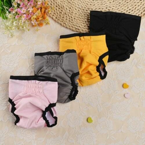 Dog Diapers Physiological Pants Pets Underwear Washable Female Dog Shorts Soft Girl Dogs Pants Sanitary Panties