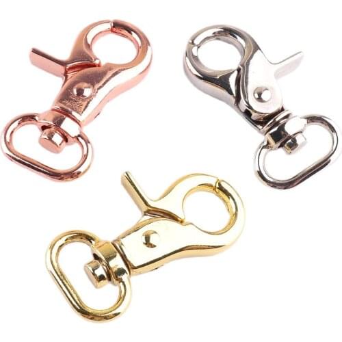 Swivel hook 21mm(1inch) for Metal Carabiner Clip Trigger Dog Buckle KeyRing KeyHooks retaining ring DIY Craft Lobster Clasp