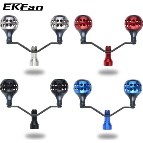 EKFan 105MM Aluminum Alloy Knob & Carbon Fiber Handle Fishing Reel Handle For DAI 2000-5000 series Fishing accessories