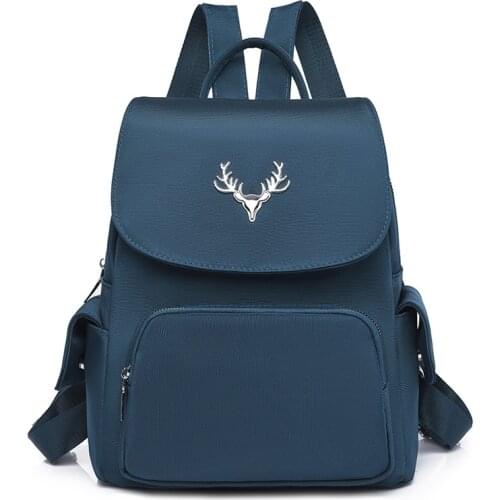 Oxford Backpack For Women Waterproof Casual Travel Pink Shoulders Backpack Large Capacity Simple Ladies Anti-Theft Backpacks