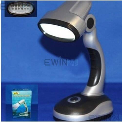 1 X Folding 1W 12 Led Desk Lamp for Mini Office Studying Reading Table Lamps hot selling free shipping