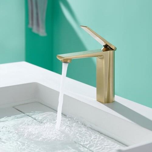 Modern Sanitary Ware Hot Cold Water Tap Competitive Price Sale Brass Faucet Wash Basin Mixer