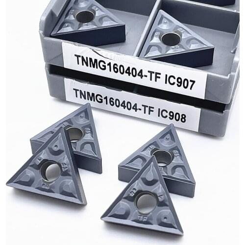 TNMG160408 TNMG160404-TF IC907/IC908 External Turning Tools Carbide insert Lathe cutter Tool of Lathe tool turning insert