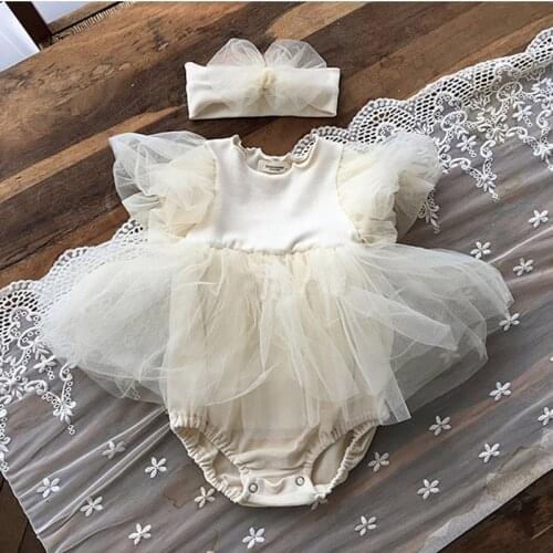 Tsaujia Bodysuit With Short Sleeves For Babies