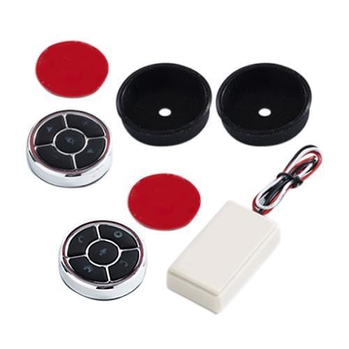 Universal Wireless Steering Wheel Button Key Remote Control Controller Car Silver for Stereo DVD GPS With Night Light Accessory