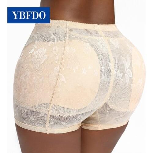 YBFDO Women Padded Push Up Panties Butt Lifter Fake Ass Briefs Butt Hip Enhancer Seamless Control Panties Buttocks Lingerie