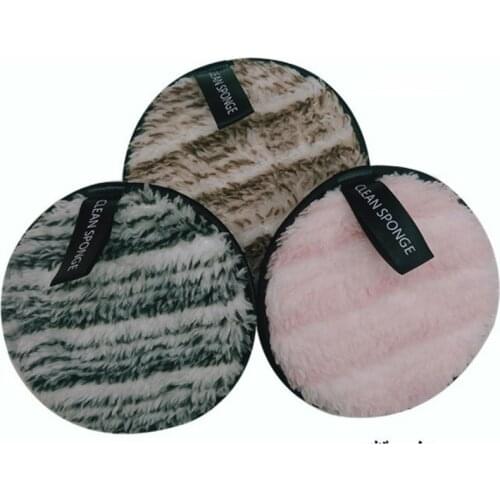 1pc Makeup Remover Pads Microfiber Makeup Removing Puff Face Cleansing Wipe Cloth Washable Cotton Pads Beauty Skincare Tool