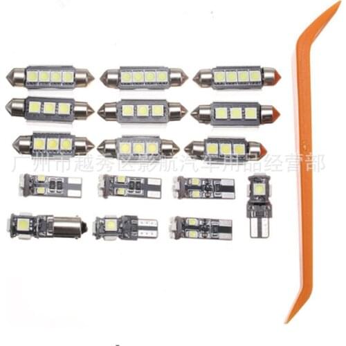 16 piece set of LED interior lights for car interior lights for Volkswagen Passat B6 2006-2010