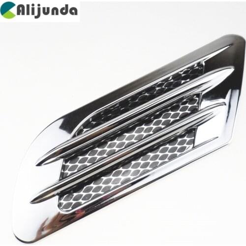 2PCS of new simulation fake air outlet shark gills car styling mold decoration tuyere for Citroen C-Quatre C-Triomphe Picasso