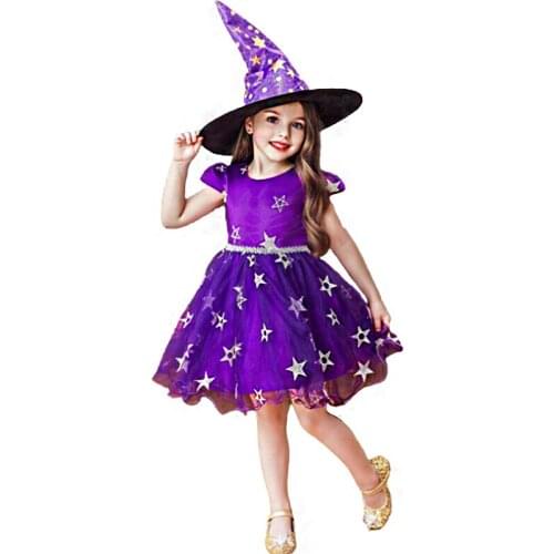 2019 Children Christmas Halloween cosplay Girl Dress for Girls Prom Princess Dress Kids Baby Gifts Party Clothes 2pcs