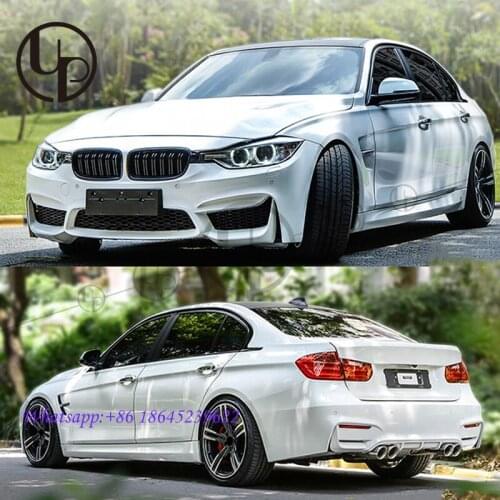 F30 car bumpers for 3S F30 F35 body kits 320i 350i M3 design front bumper GTS hood carbon fiber parts diffuser interior trims
