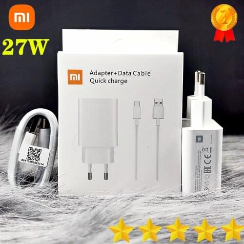 Xiaomi mi 9 t pro charger 27W Fast Turbo charger mi USB Type C cable For xiaomi 9 9t Redmi k30 pro note 9s 8 pro