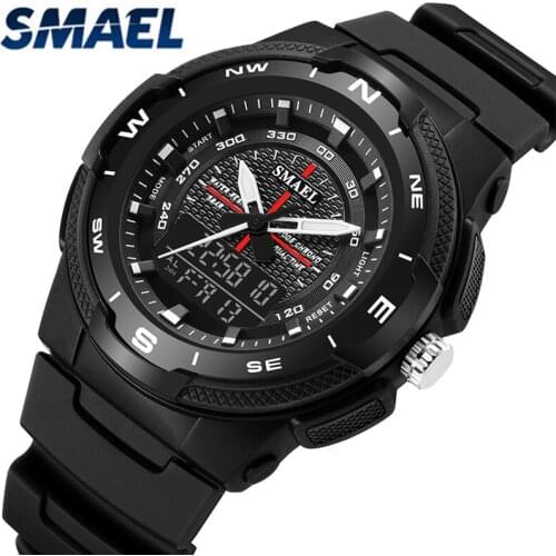 SMAEL Brand Watch Men Waterproof Military Analog Quartz Clock Mens Casual Fashion Sport Digital Watches Men Relogio Masculino