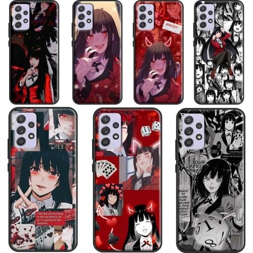 Jabami Yumeko Kakegurui Anime Case For Samsung A72 A52 A42 A32 A12 A70 A50 A40 A30 A10 A20 S A11 A41 A51 A71 A21S Cover
