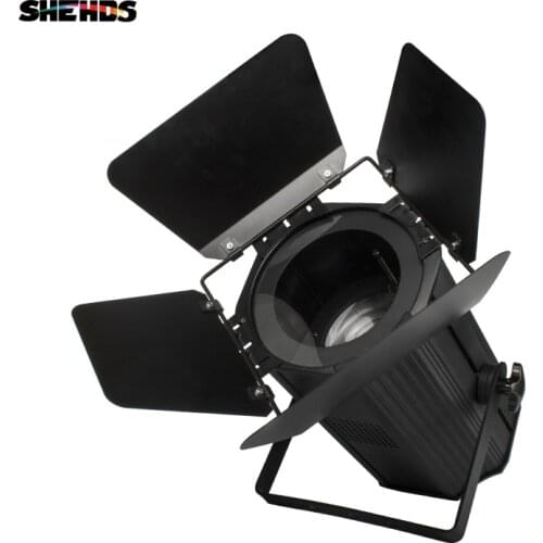 COB Zoom Linear Dimmer 200W COB LED Par Light Warm White Stage Disco Light DMX 512 DJ Cool White with Bar Doors