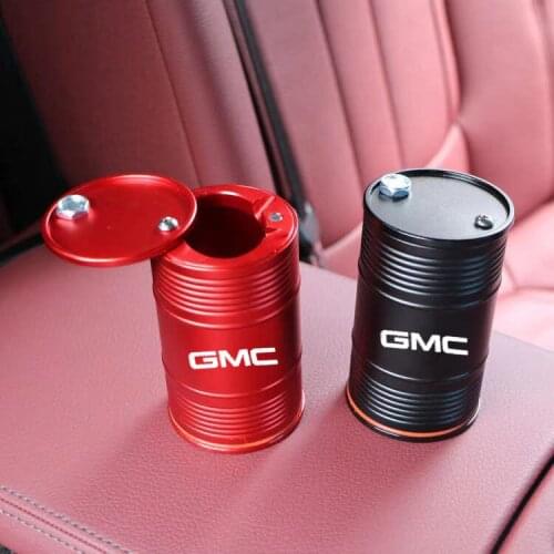 For GMC SAVANV SIERRA YUKON automotive on-board metal ashtray personalized fashion modified car inside the gold aluminum ashtray