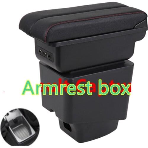 For Renault Captur II 2018 armrest box universal car center console caja modification accessories with USB
