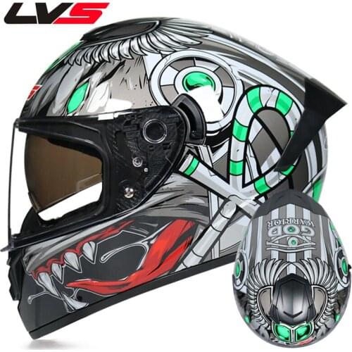 DOT Approved Safety Motorcycle Helmets Full Face Dual Lens Racing Helmet Strong Resistance Off Road Helmet 16