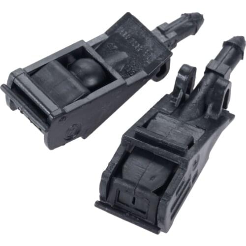 6RD955985 6E0955985B 6E0955985A For VW Golf Jatta Bora MK4 Passat B5 Polo 2Pcs Front Windshield Washer Jet Wiper Spray Nozzle