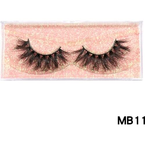 HEYME 30 Pairs/Lot 3D Mink Lashes Dramatic Fluffy Soft Wispy Volume Natural Long Thick Cross Reusable False Eyelash Wholesale