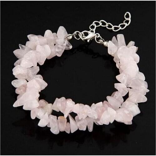Fashion Jewelry New Fashion Designer Bohemian Female Bangle Imitation Gemstone Natural Gravel Friendship Bracelet