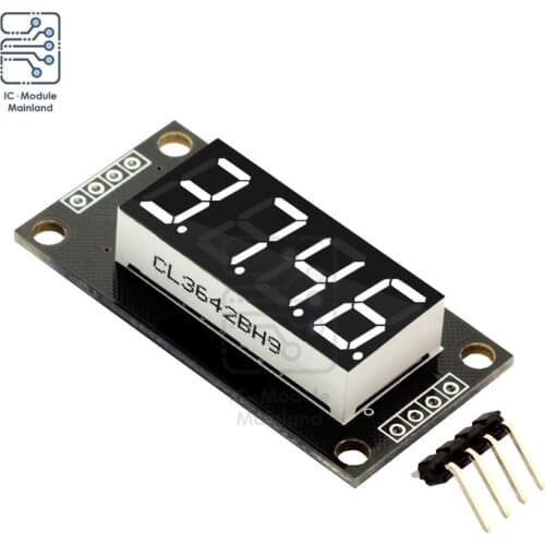 0.36 Inch 0.36" 4-Digit White LED Display Tube Decimal 7 Segments TM1637 Module For Arduino size 30x14mm