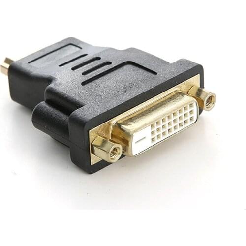 DVI To Adapter Converter HDMI-compatible Male To DVI 24+5 Female Converter Adapter 1080P for HDTV Projector Monitor
