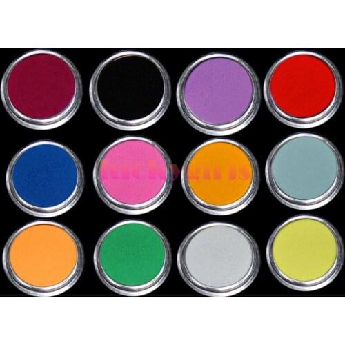 12 Color carving acrylic Powder liquid Glitter Nail Art Tool Kit UV Dust gem Nail Tools UV gel builder nail powder