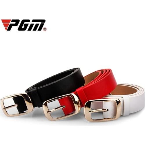 Free shipping Golf belt woman PGM New Brand PU waistband multicolour female sport waist belt gift for golf ball baseball game