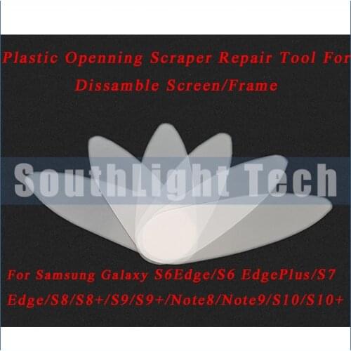 100pcs Plastic Card Mobile Phone Opening Scraper Disassemble Screen frame for iPhone iPad Samsung Edge Screen Repair Tool