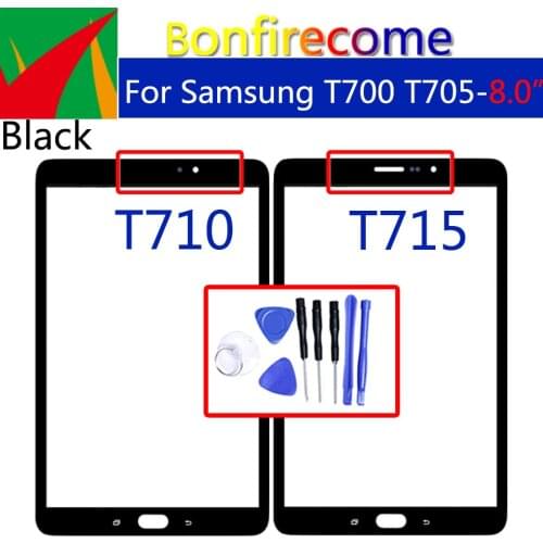 Replacement For Samsung Galaxy Tab S2 8.0" 2015 T710 T715 Touch Screen LCD Sensor Outer Glass Panel