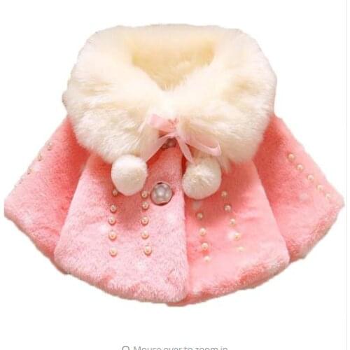 Hristmas Baby Child Clothing Girl Infant Winter Warm Coat Cloak Jacket Wool Blends Thick Warm Clothes Down Outerwear & Coats