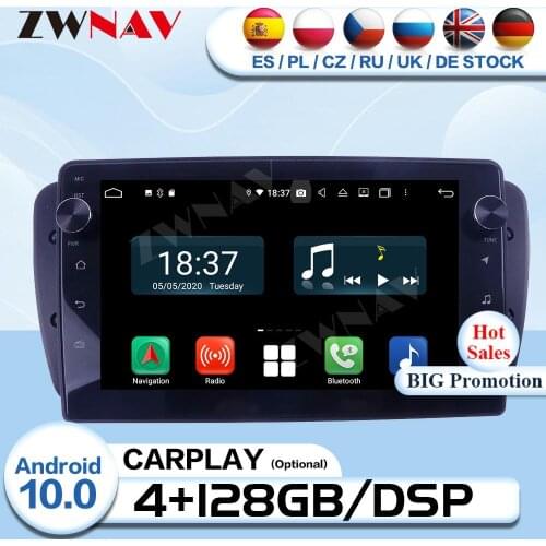 2 Din Android 10.0 For Seat Ibiza 2009 2010 2011 2012 2013 2014 2015 Car Radio Receiver Audio Stereo GPS Video Player Head Unit