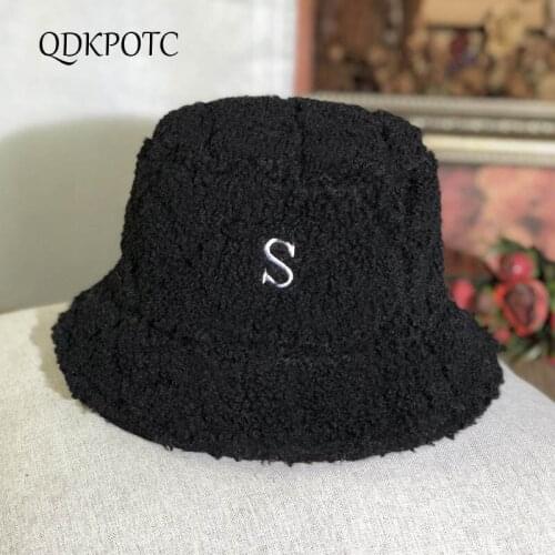 2020 Hat Winter New Women Plush Bucket Hats Fashion Outdoor Cold Protection Keep Warm Ear Protection 3 Colors Basin Cap QDKPOTC