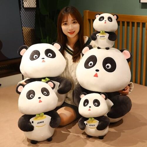 25-60cm Cartoon Big Fat Panda Plush Toys Stuffed Soft Kawaii Chubby Panda Dolls For Kids Girls Birthday Home Decor Gifts
